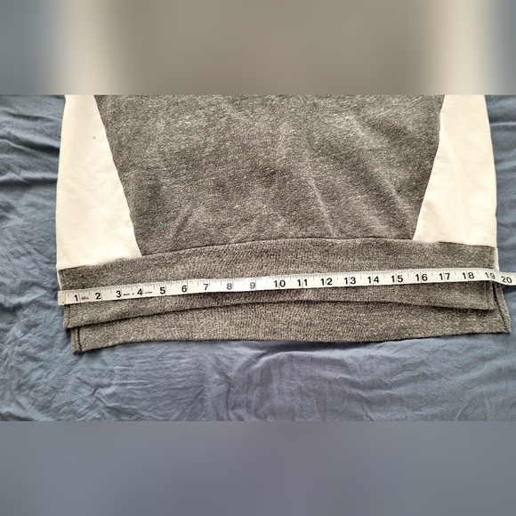 PINK Gray/Black/White Sweatshirt. Used/Fair Condition. Sz Small. - Picture 13 of 14